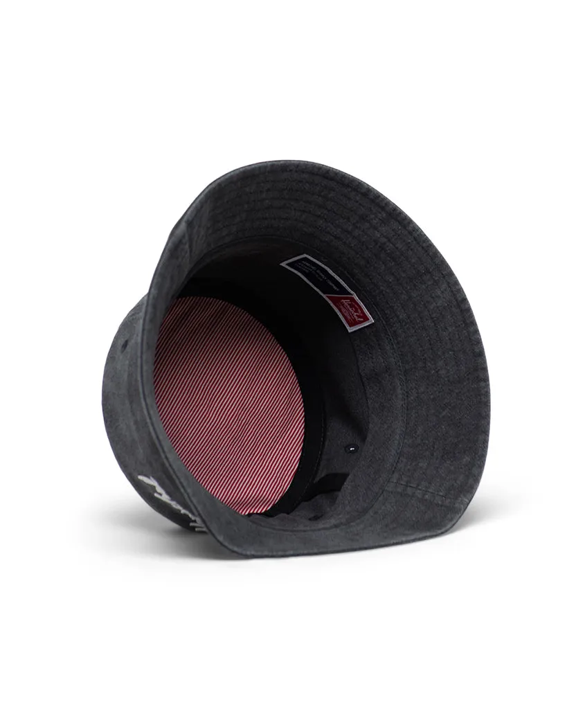 Herschel Supply Co Stonewash Bucket Hat - Black
