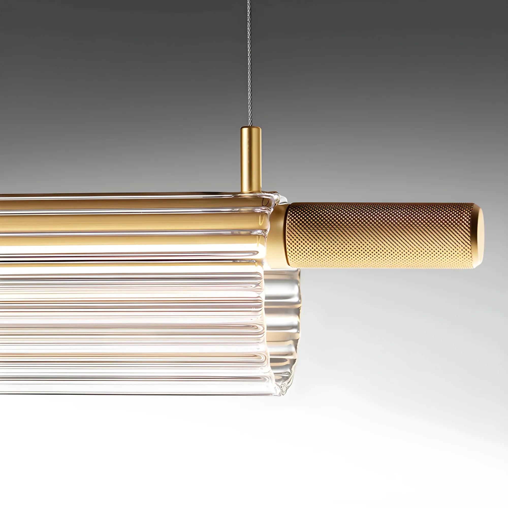 HOLL / Knurled Bar Pendant Light