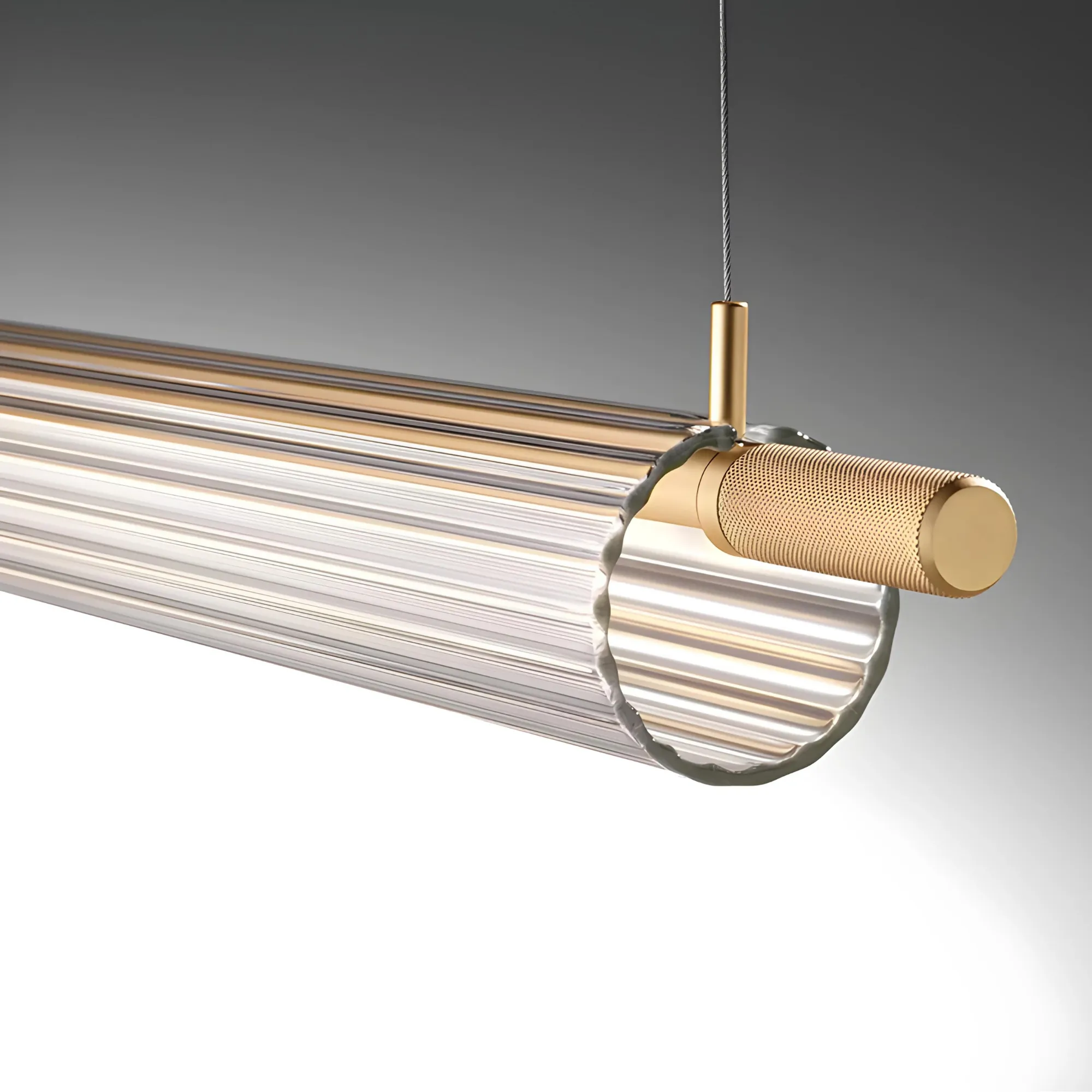HOLL / Knurled Bar Pendant Light