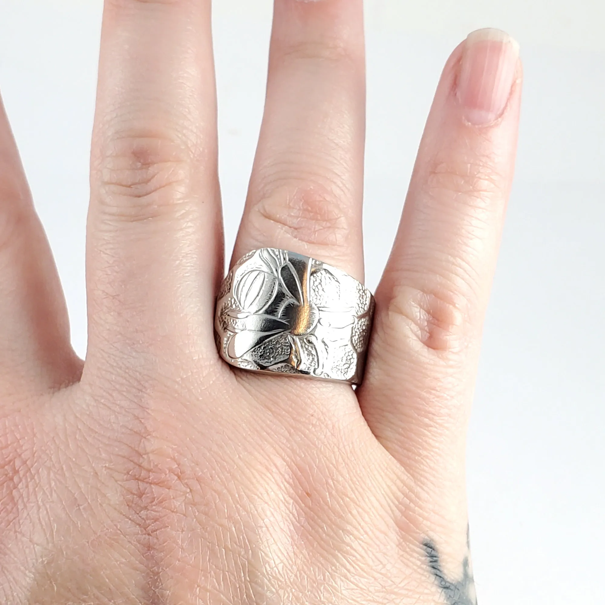 Honey Bee Stainless Steel Spoon Ring