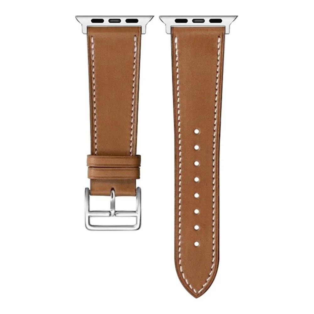 IMAK Apple Watch (45mm) PG1 series leather watch strap - Brown