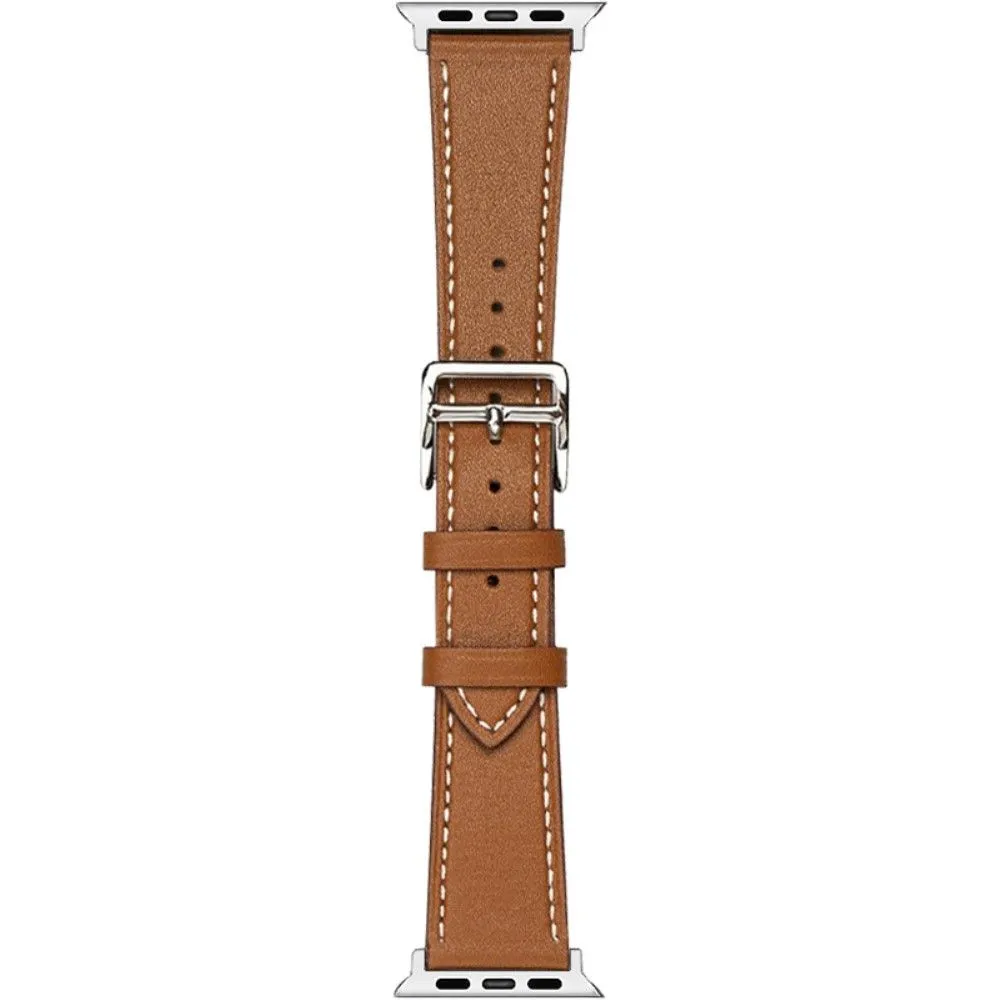 IMAK Apple Watch (45mm) PG1 series leather watch strap - Brown