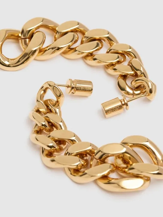 Jil Sander   Chain pendant earrings 