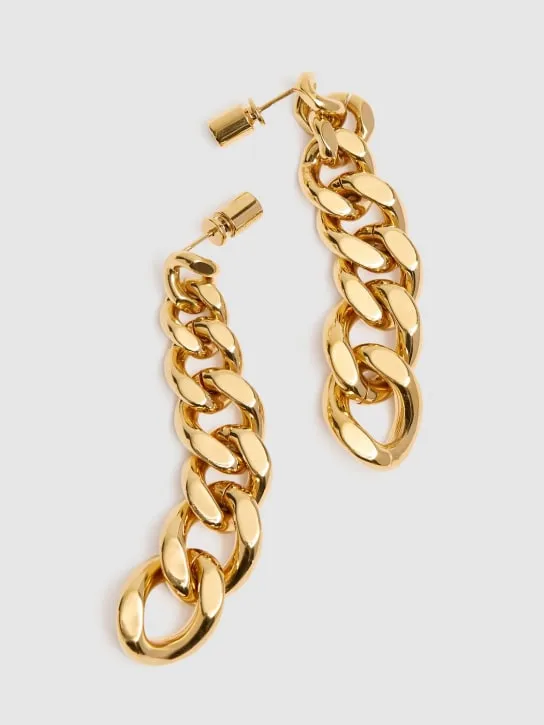 Jil Sander   Chain pendant earrings 