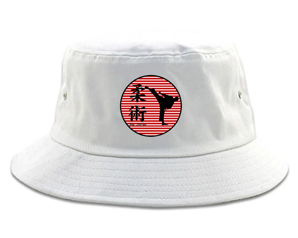 Jiu Jitsu Fighter Mens Bucket Hat