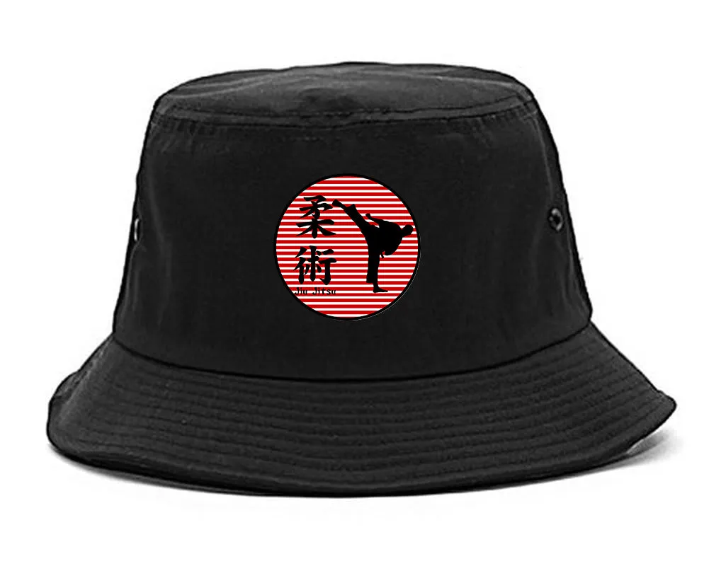 Jiu Jitsu Fighter Mens Bucket Hat