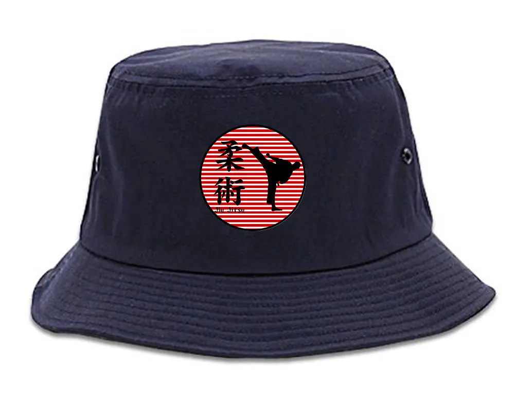 Jiu Jitsu Fighter Mens Bucket Hat