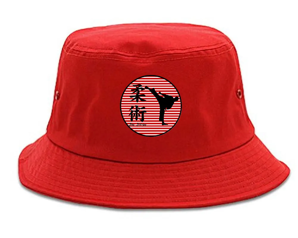 Jiu Jitsu Fighter Mens Bucket Hat