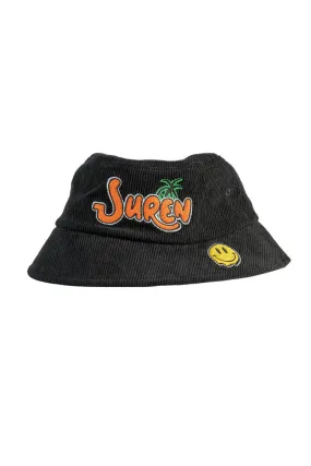 JUREN - ALL SMILES - BUCKET HAT - BLACK