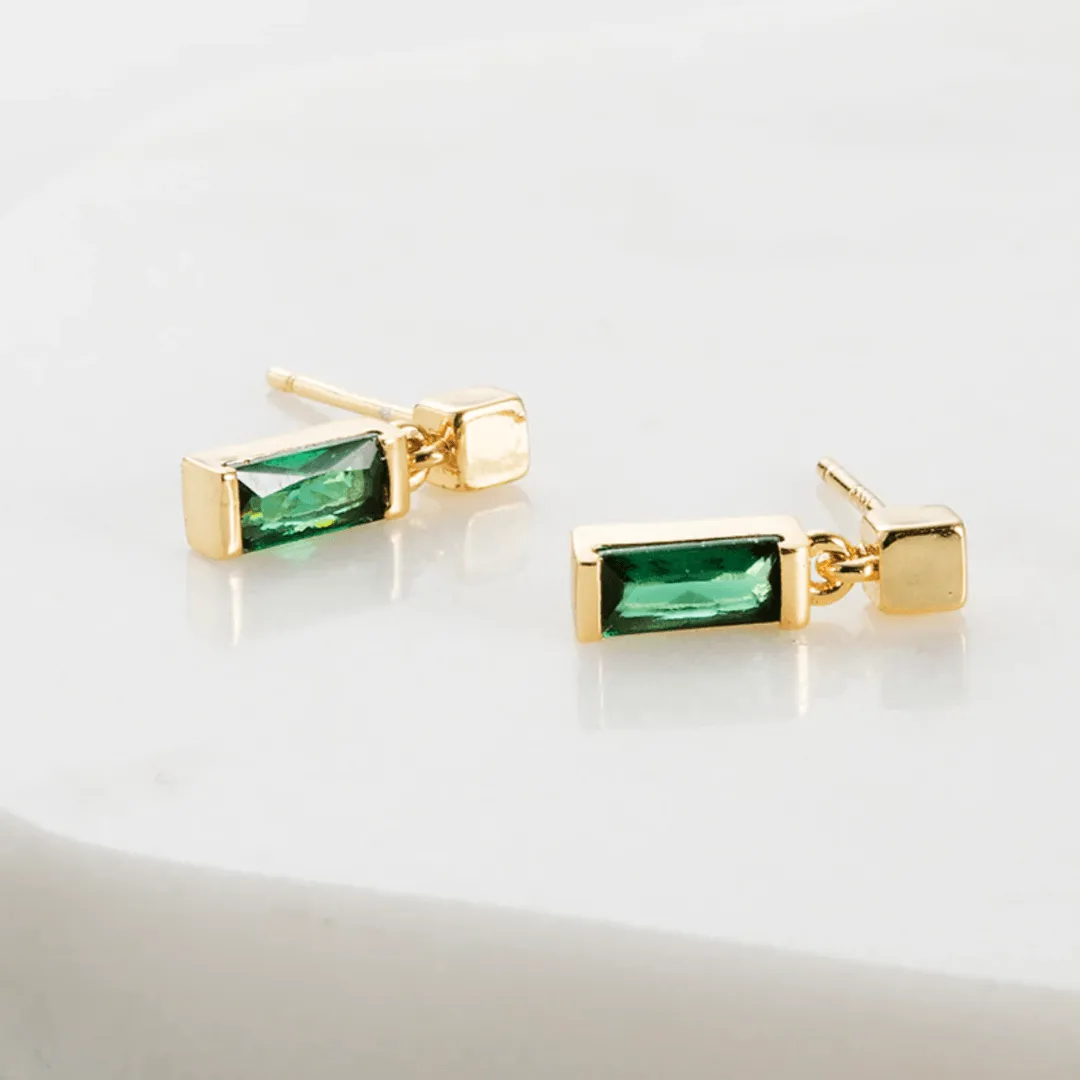 Kate Earring | Emerald