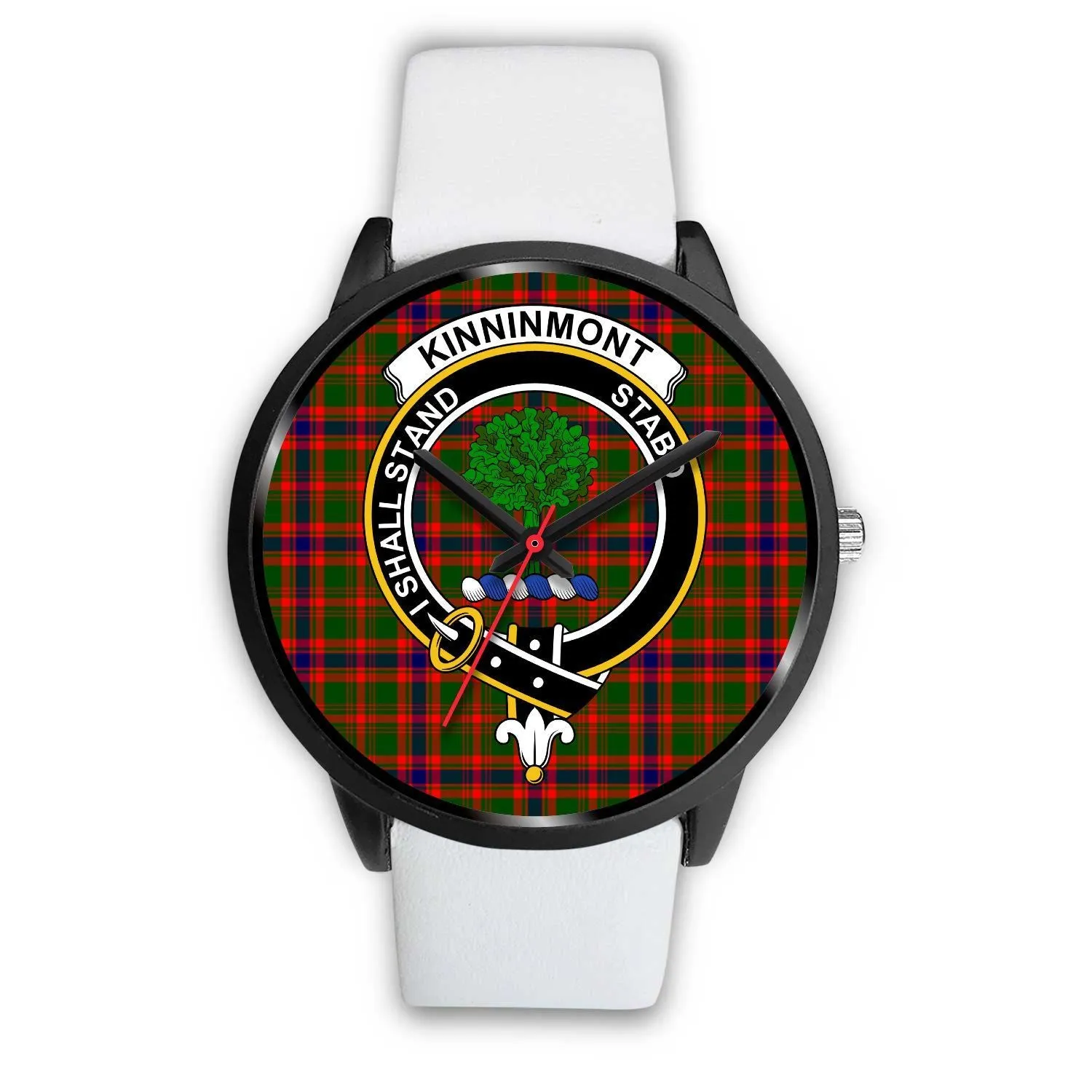 Kinninmont Clan Badge Tartan Black Watch