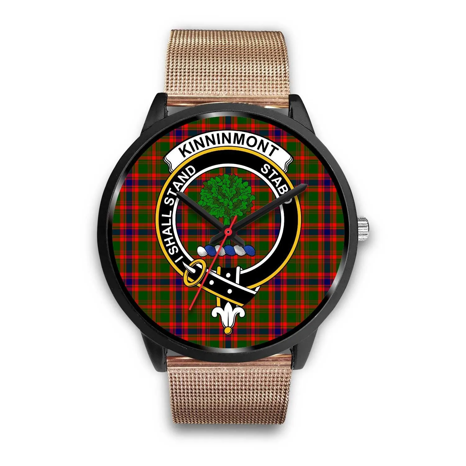 Kinninmont Clan Badge Tartan Black Watch