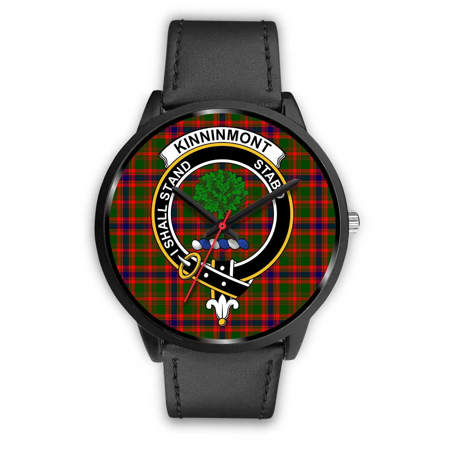 Kinninmont Clan Badge Tartan Black Watch