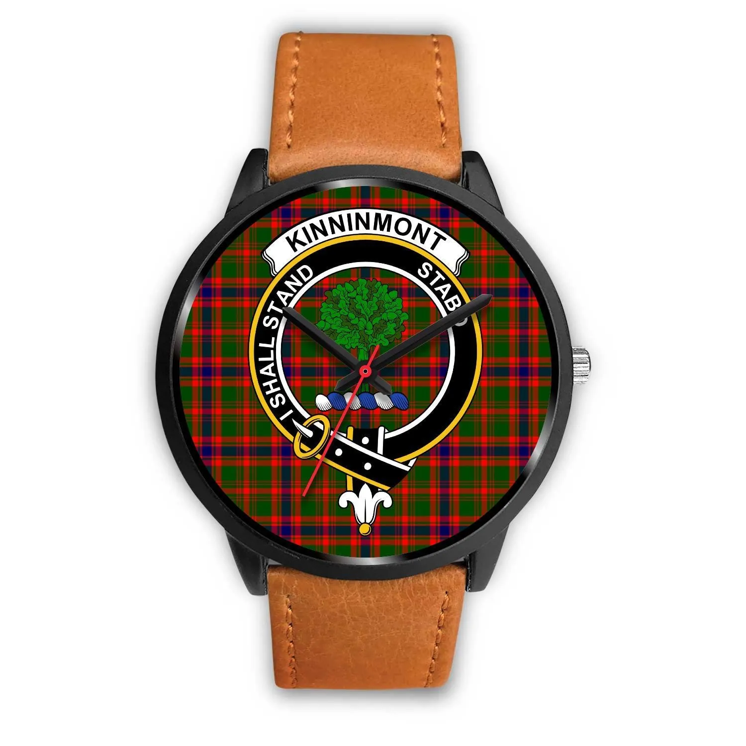 Kinninmont Clan Badge Tartan Black Watch
