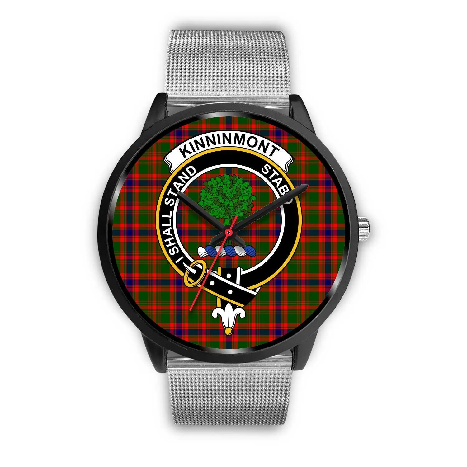 Kinninmont Clan Badge Tartan Black Watch