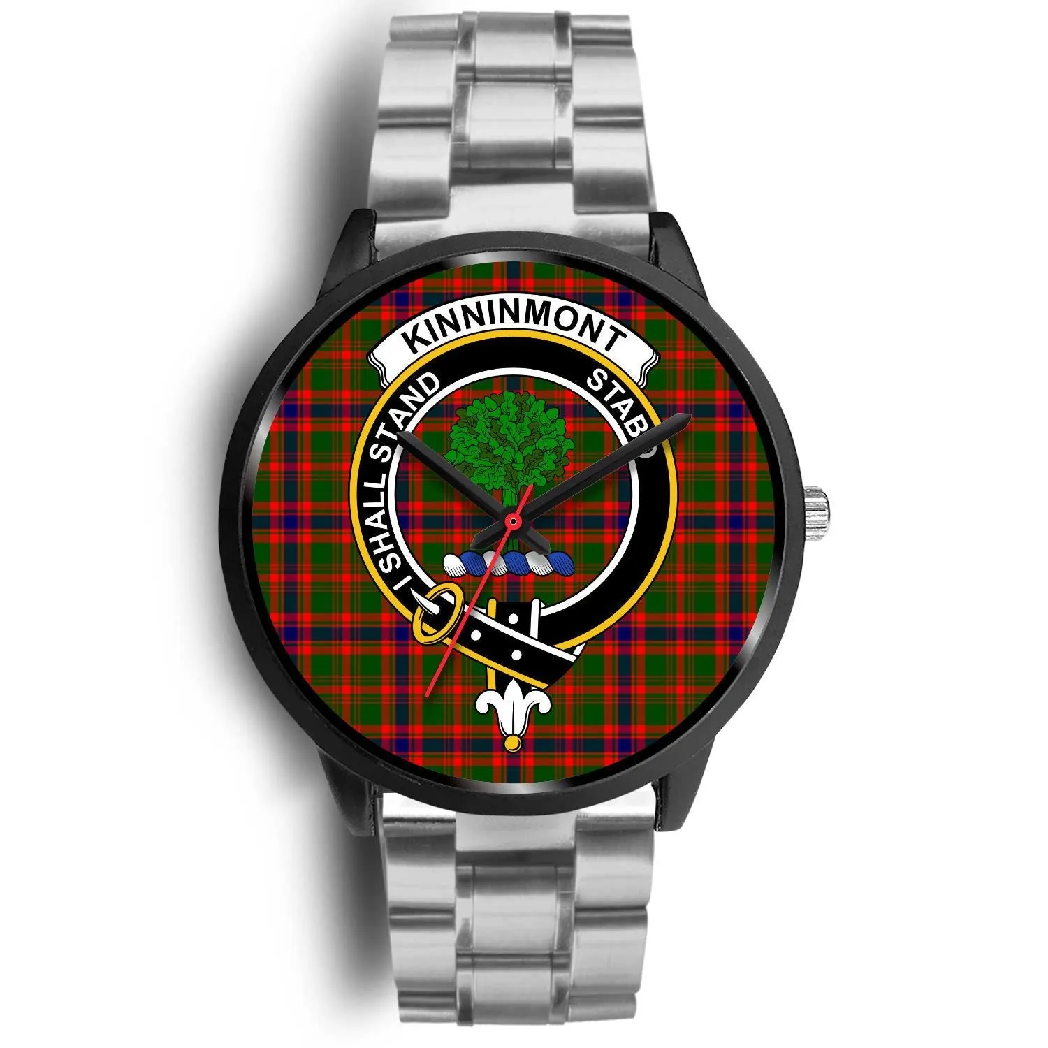 Kinninmont Clan Badge Tartan Black Watch