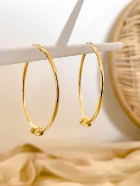 Knotted Big Hoops