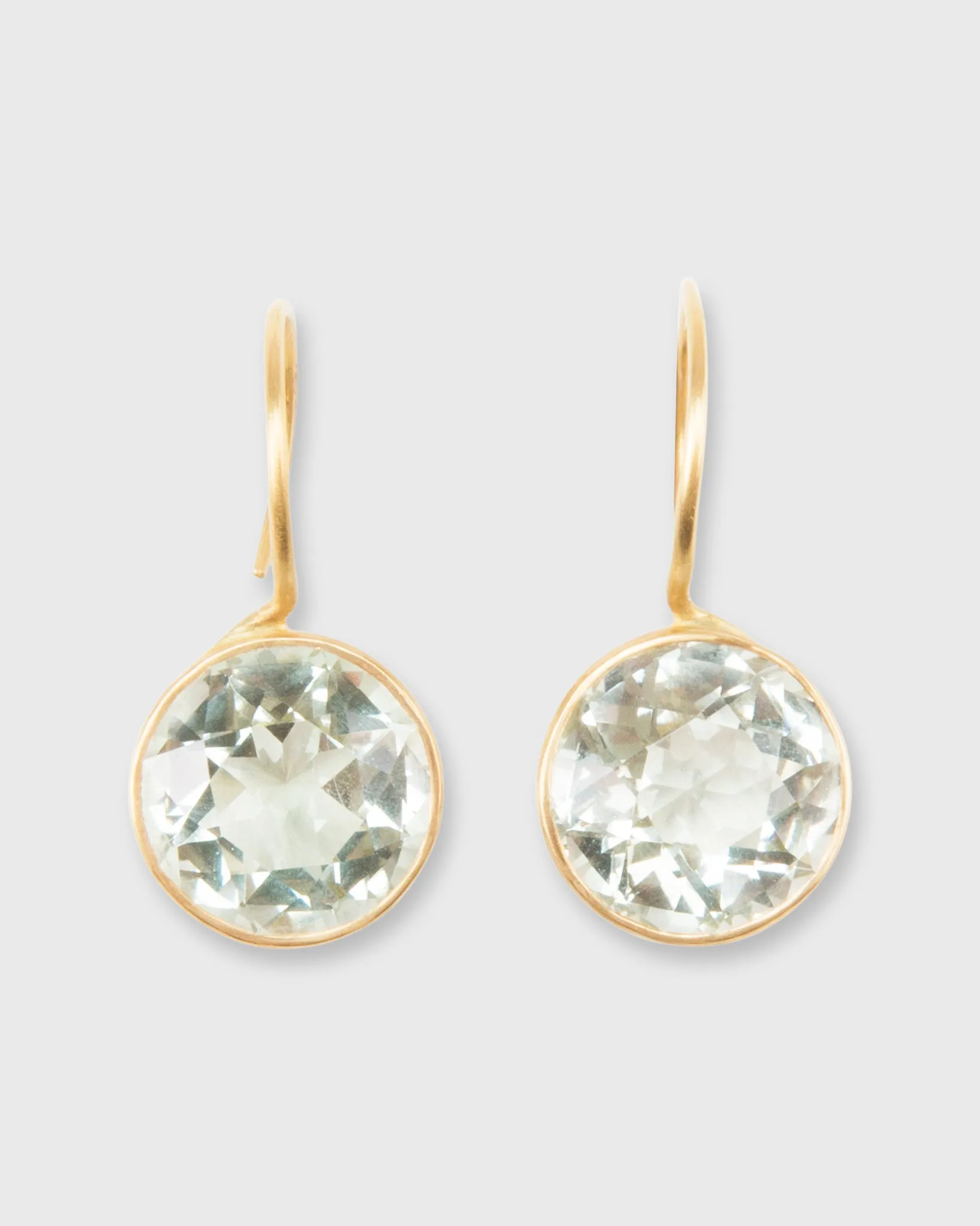 Lady Like Earrings in Green Quartz
