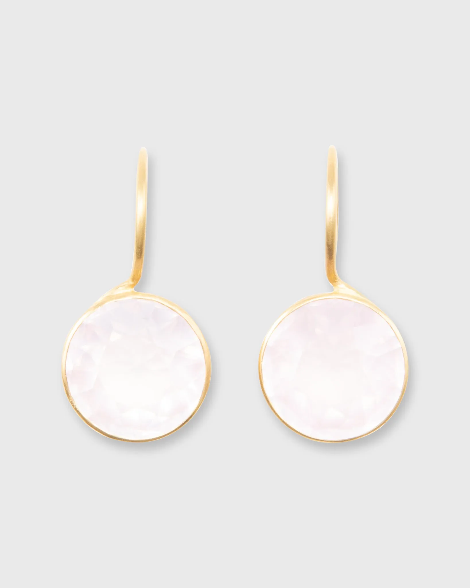 Lady Like Earrings in Rose Quartz