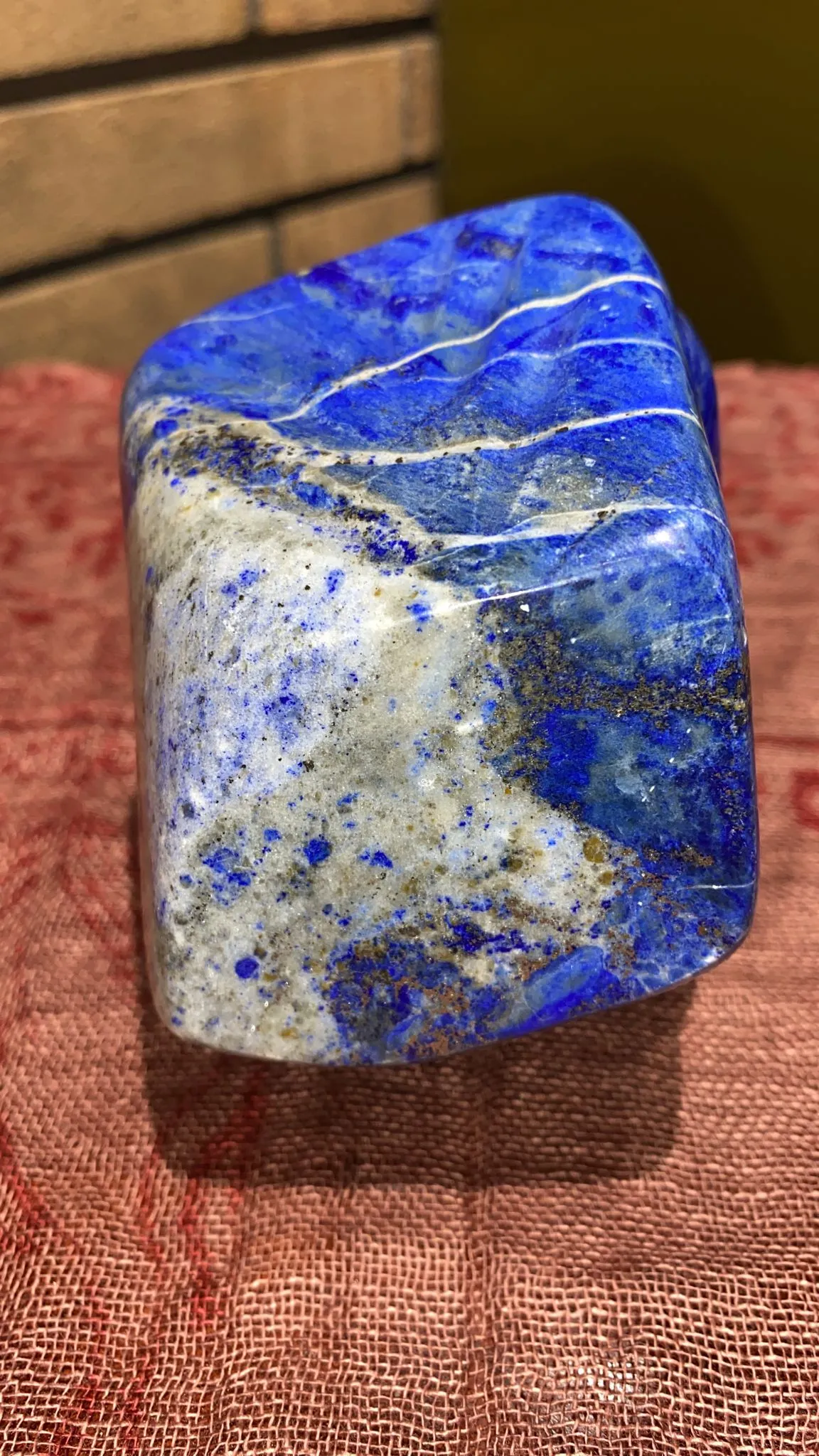 Lapis Lazuli Altar Stone