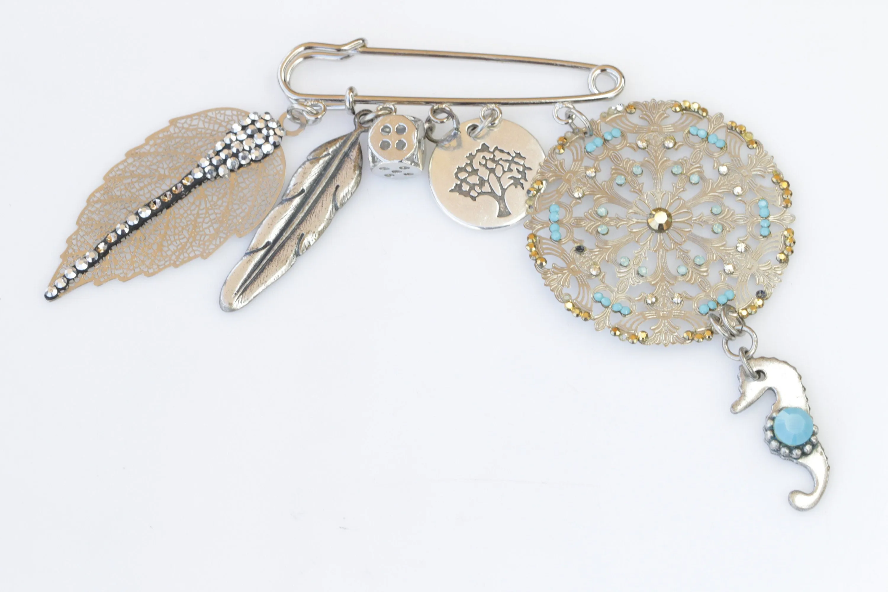 LEAVES BABY CARRIAGE Pin