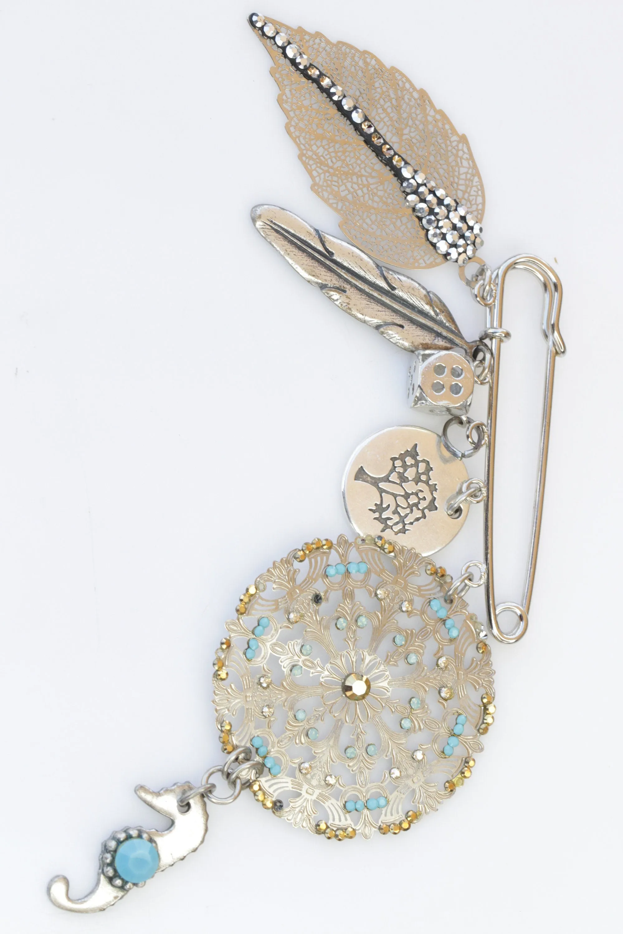 LEAVES BABY CARRIAGE Pin