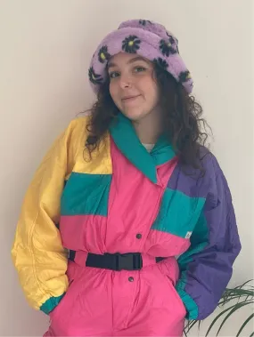 Lilac Fluffy Bucket Hat