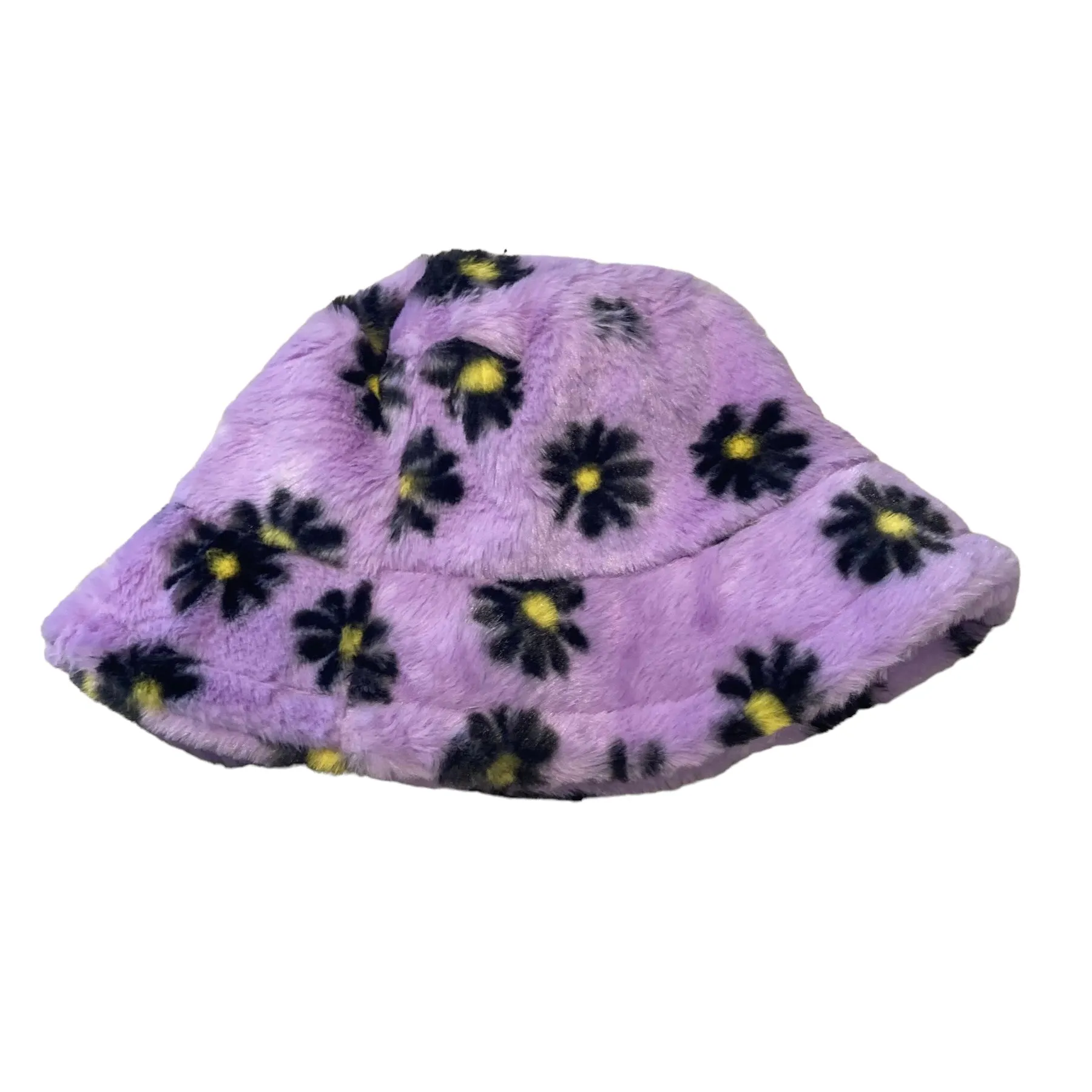 Lilac Fluffy Bucket Hat