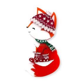 Lynne the Fox - brooch