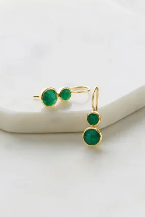 Mindi Earring - Beryl Emerald