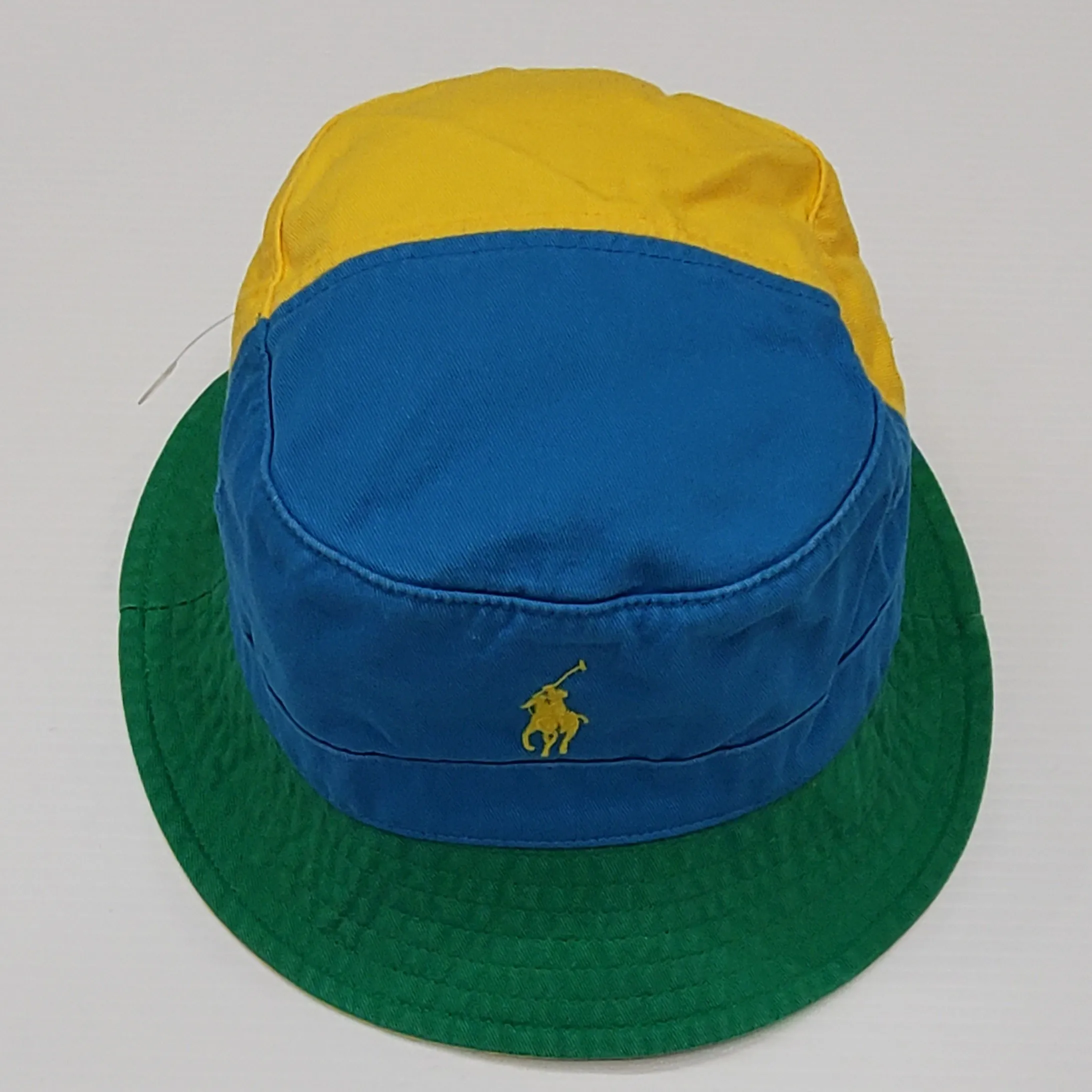 Nwt Polo Ralph Lauren Tricolor Bucket Hat