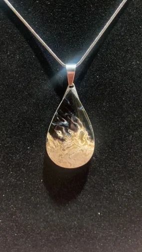 Palmroot Teardrop Crystal Pendant (XL)