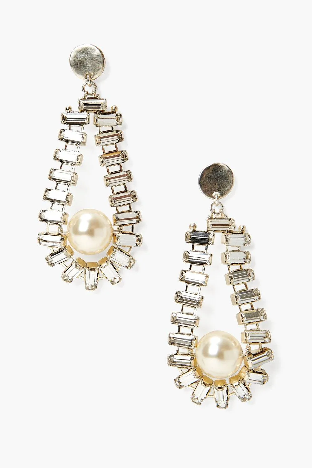 Pearl and Crystal Earrings