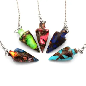 Reiki Pendulum Healing Crystal Pendant