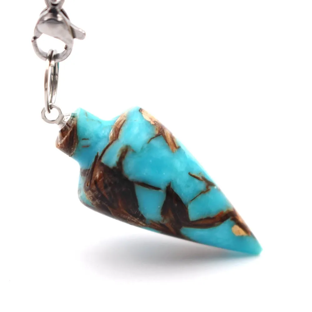 Reiki Pendulum Healing Crystal Pendant