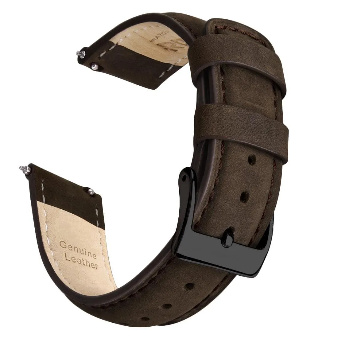 Ritche Classic Leather Watch Band Straps