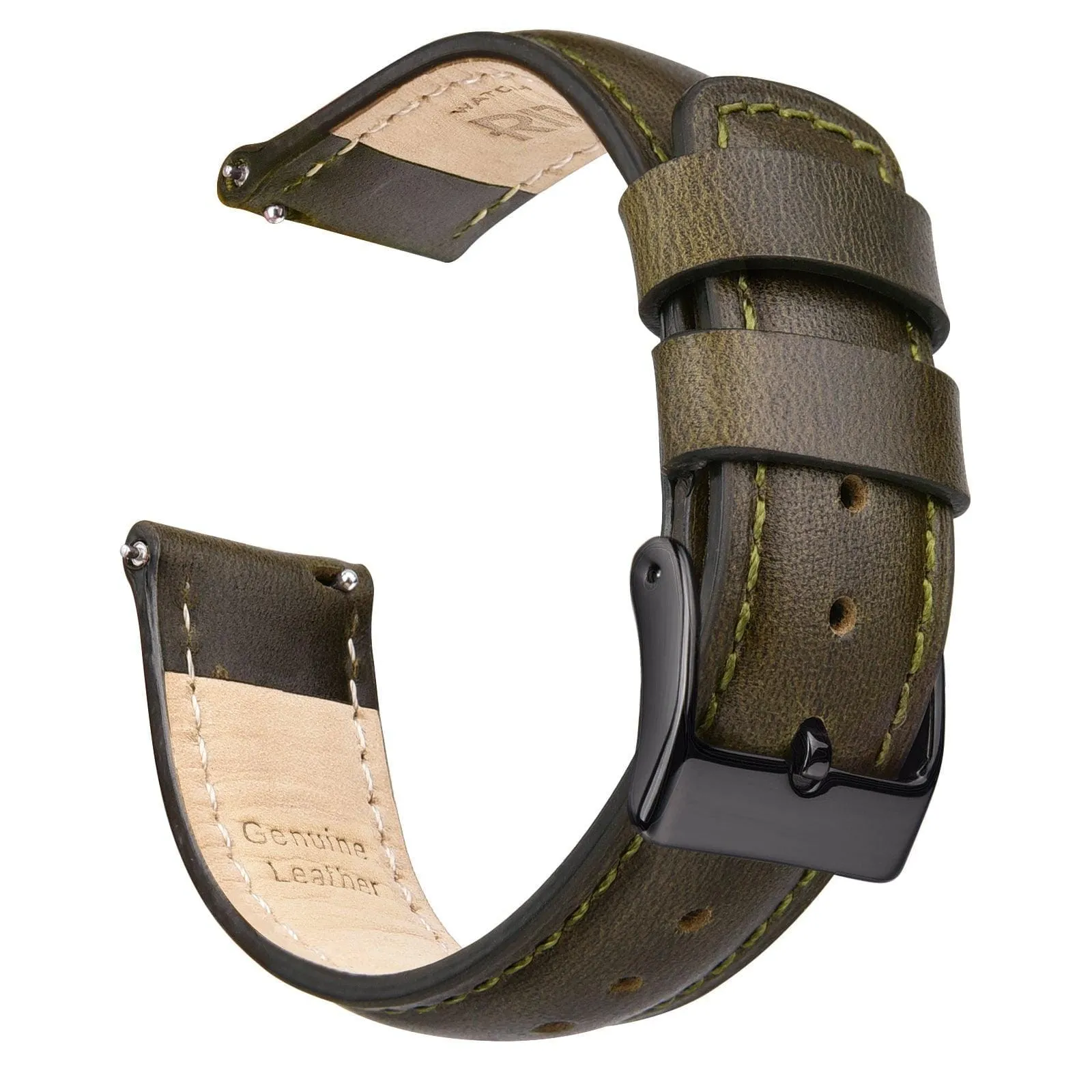 Ritche Classic Leather Watch Band Straps