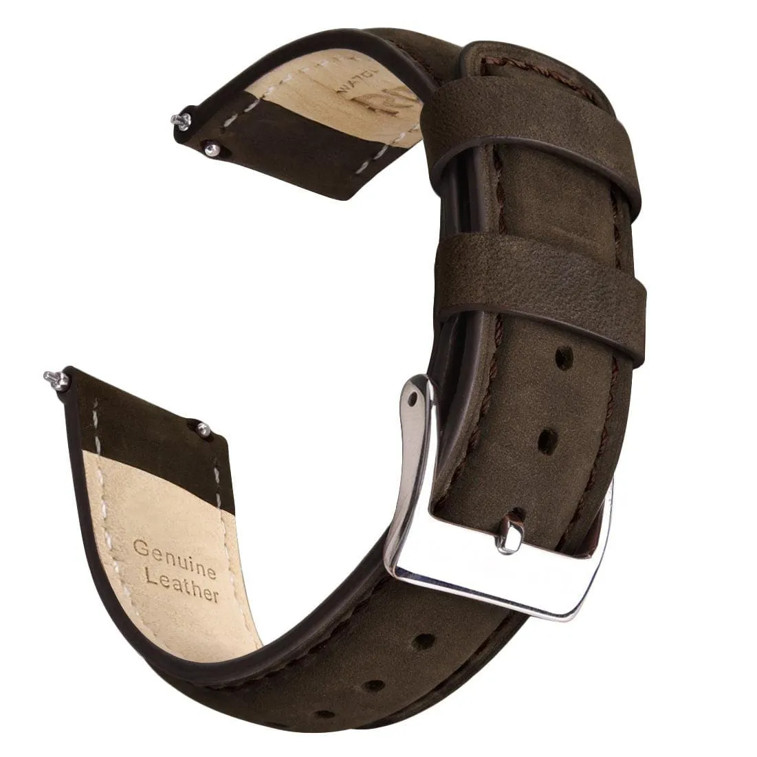 Ritche Classic Leather Watch Band Straps