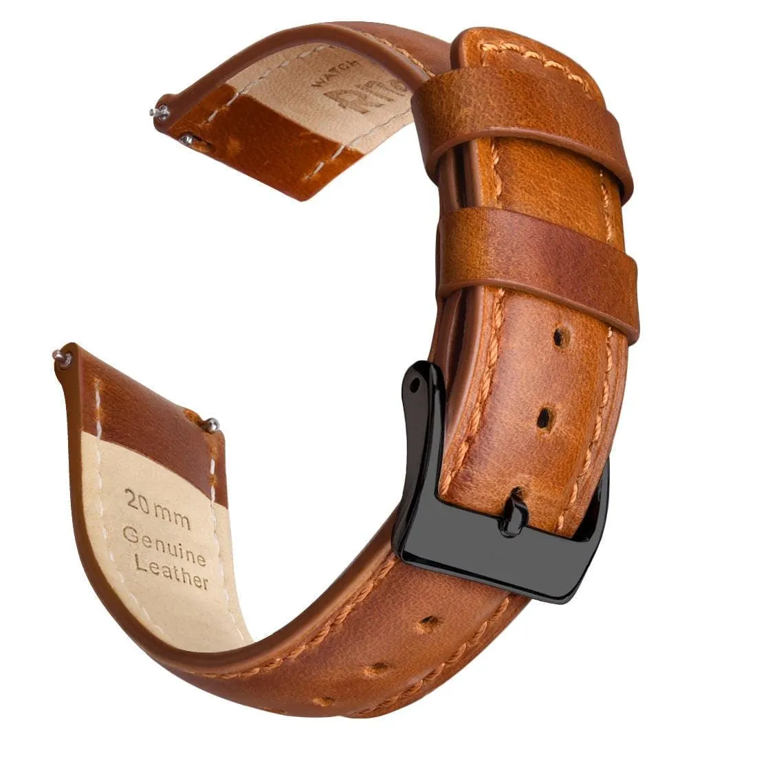 Ritche Classic Leather Watch Band Straps