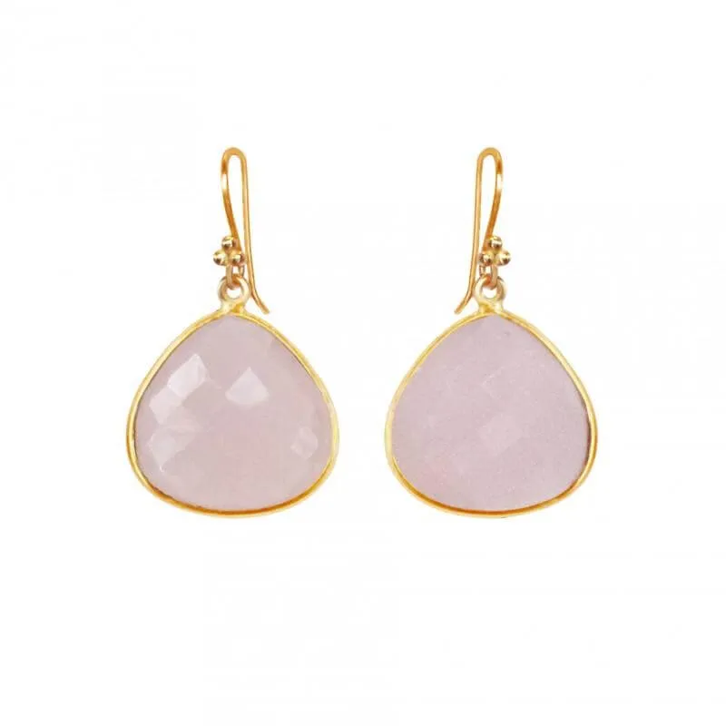 Rose Quartz Dream Earrings