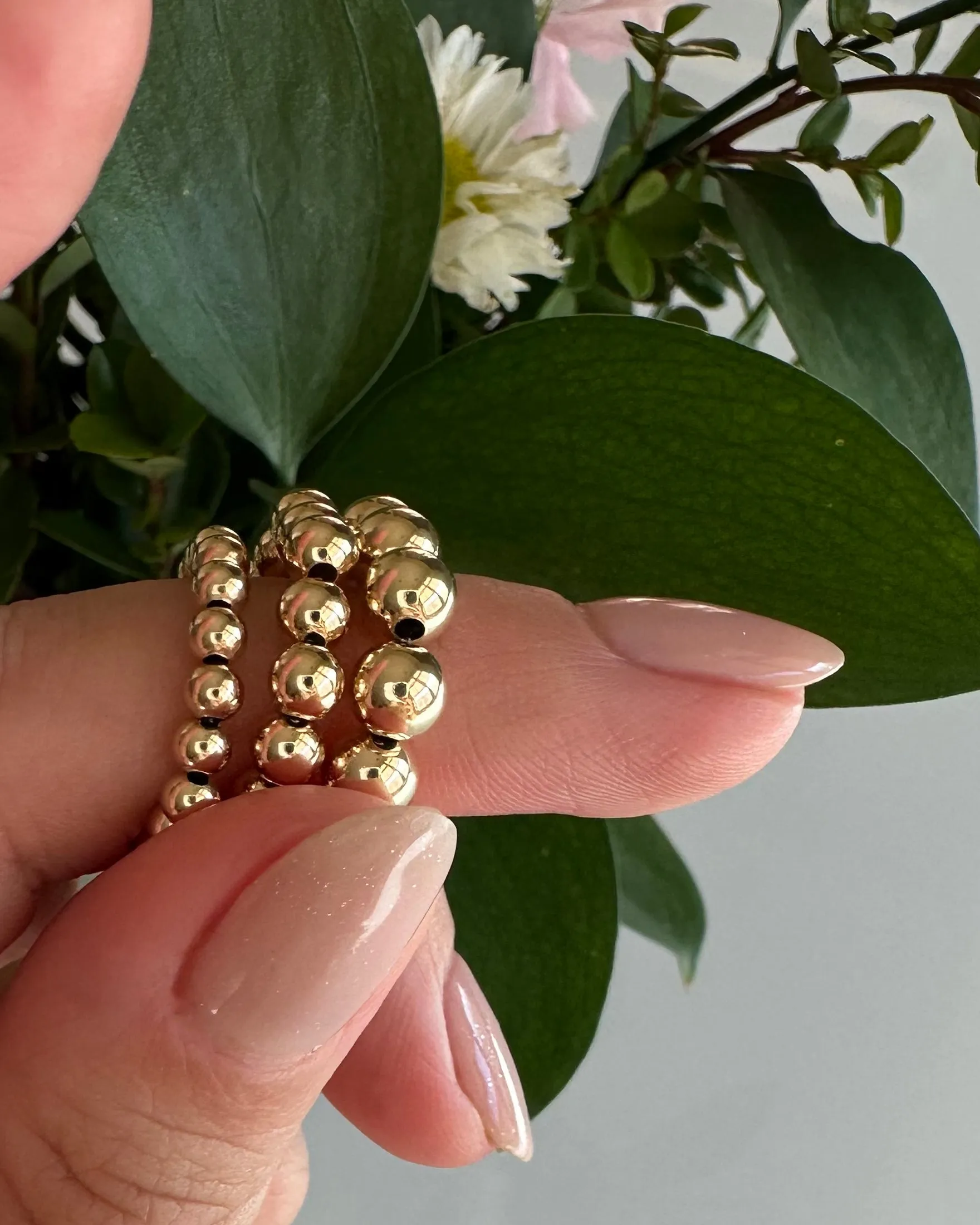 Round Beaded Ring