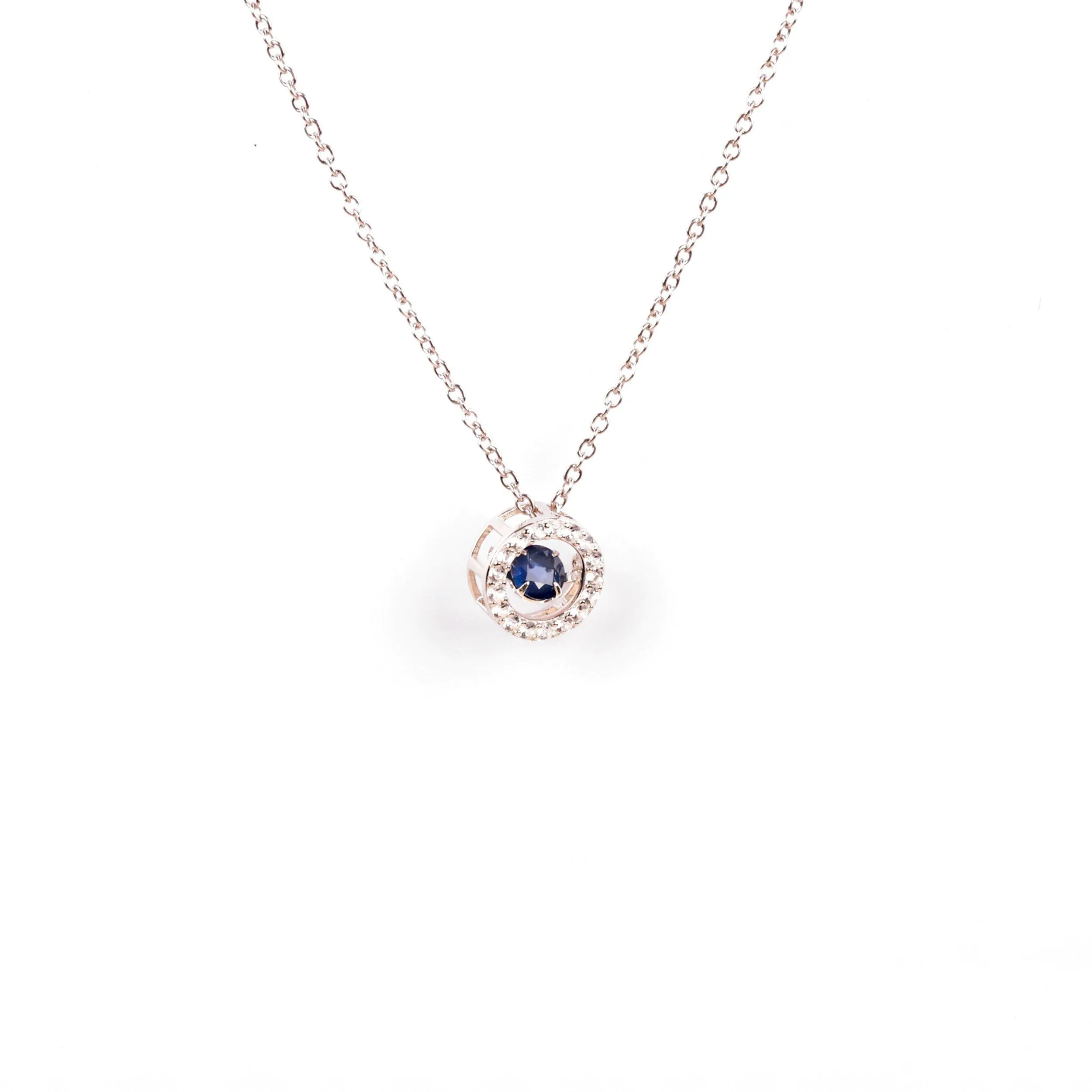 Sapphire Dancing Necklace