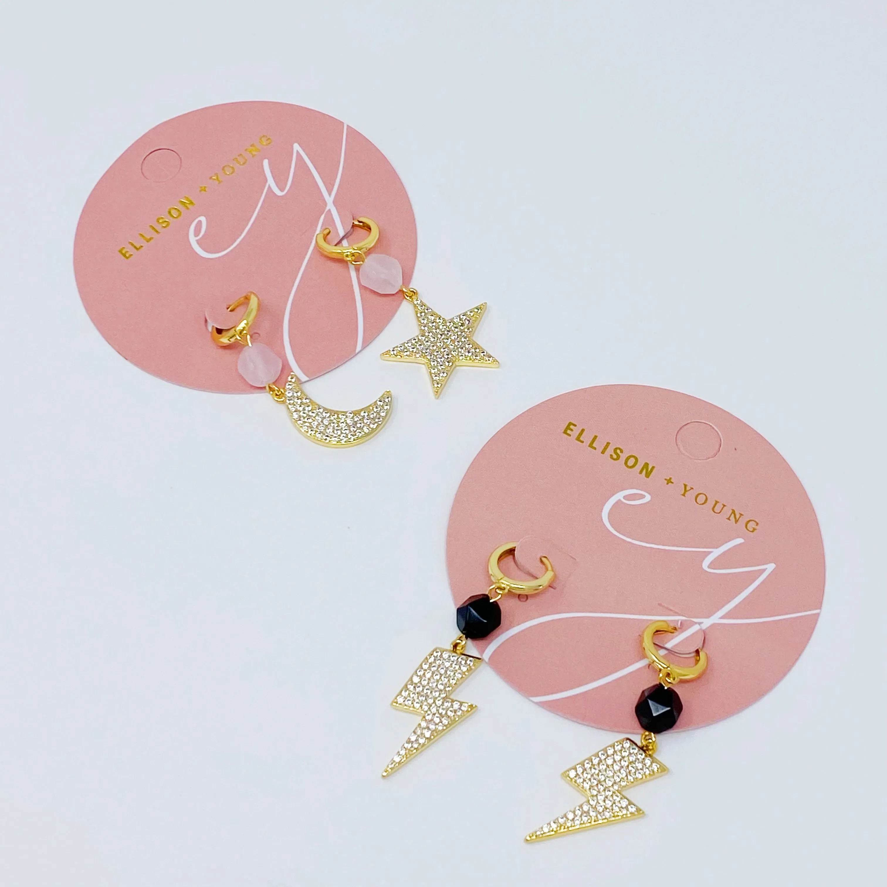 Shine From Sky Drop Earrings