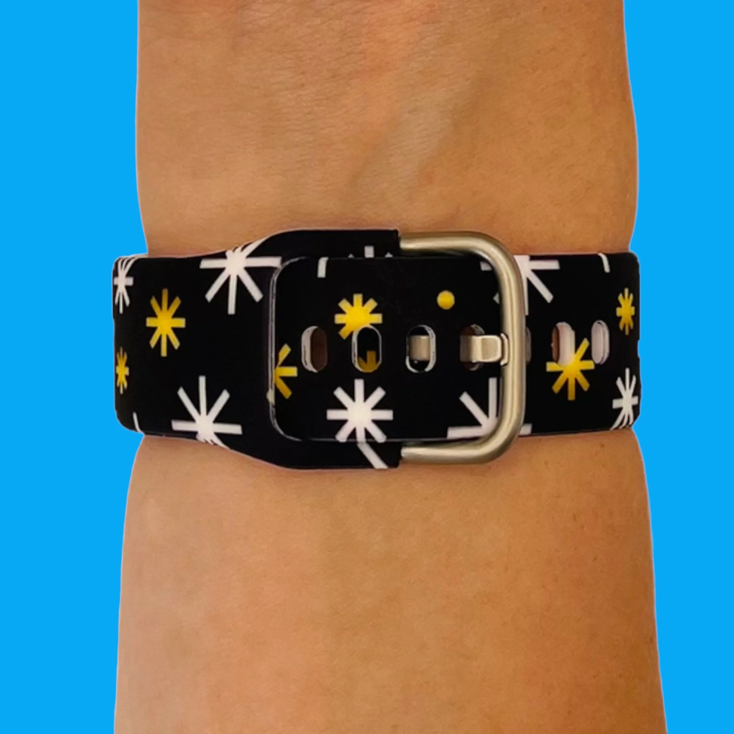 Silicone Pattern Watch Straps compatible with the Olympic 22mm Range