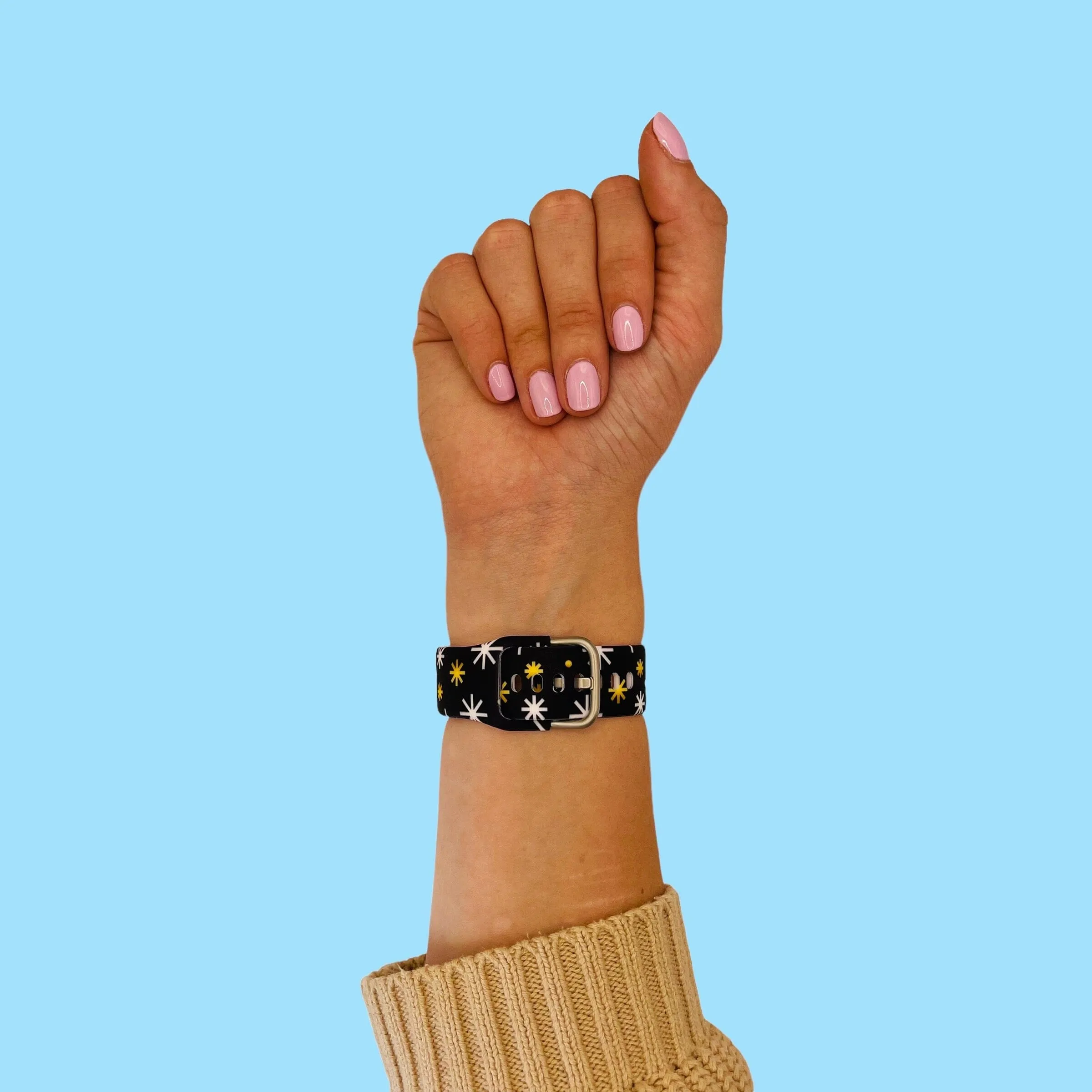 Silicone Pattern Watch Straps compatible with the Xiaomi Amazfit Smart Watch, Smart Watch 2