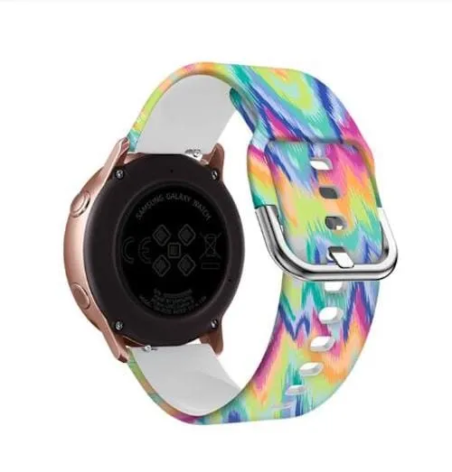 Silicone Pattern Watch Straps compatible with the Xiaomi Amazfit Smart Watch, Smart Watch 2