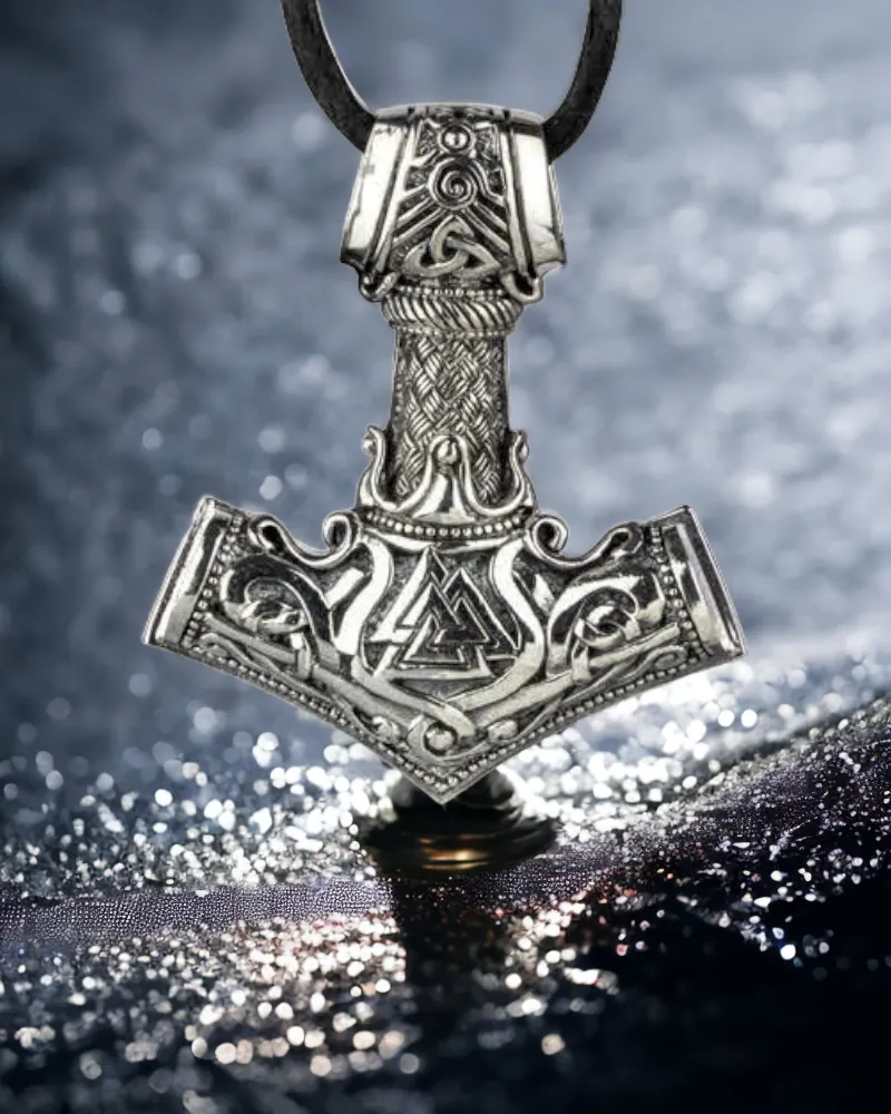 SILVER THOR'S HAMMER PENDANT