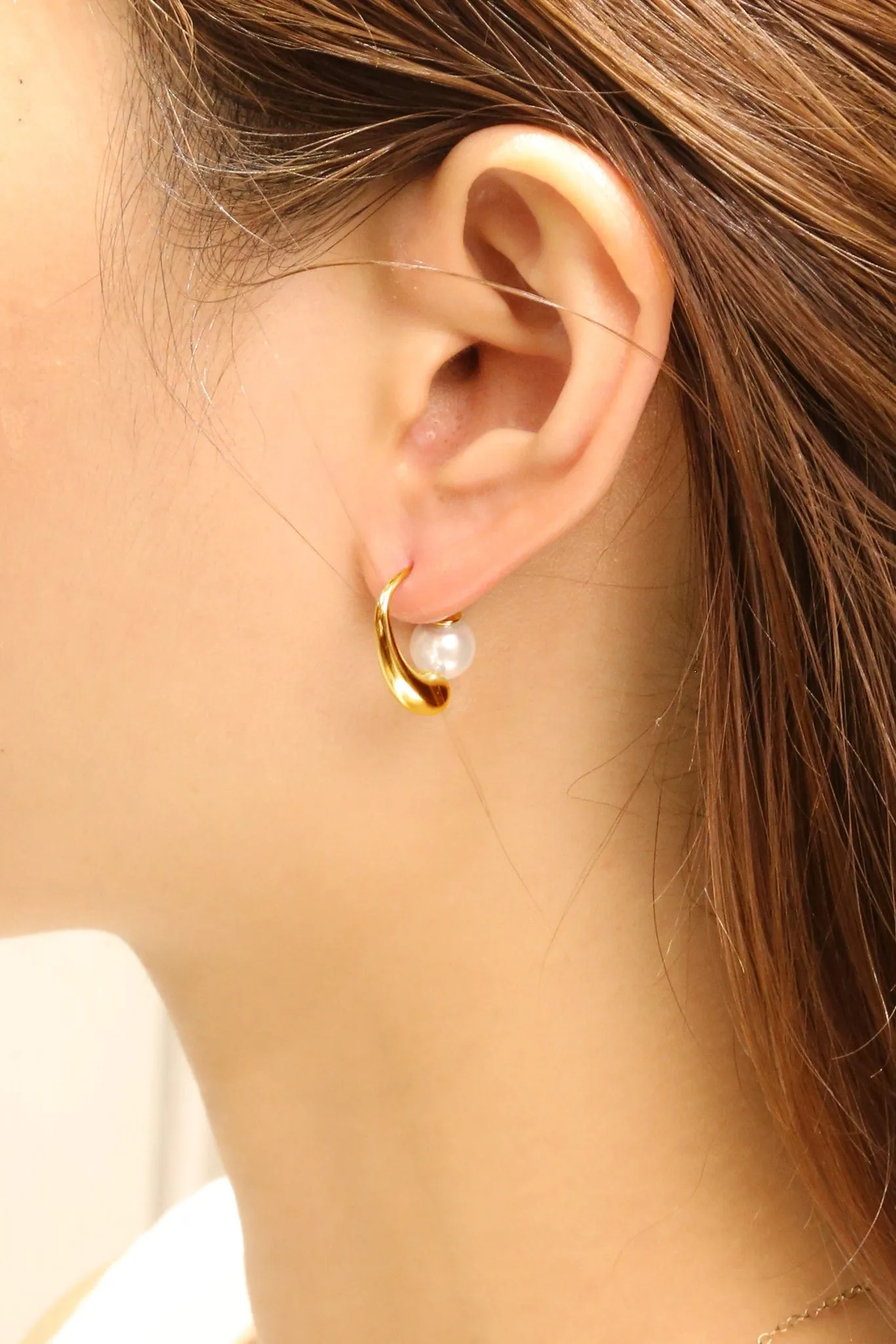 SJE310785 14K Prince Rubert Drop Pearl Earrings