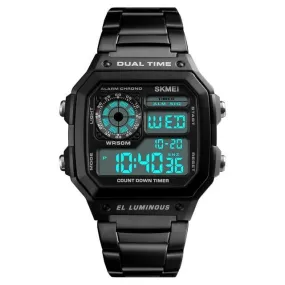 SKMEI 1335 Excellent Dual Time Watch Mens w/ 50m Waterproof