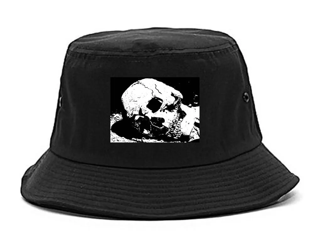 Skull Decay Goth Bucket Hat